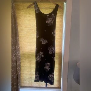 Old navy Floral navy blue maternity dress size medium